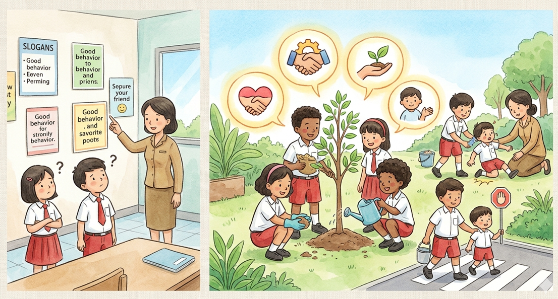 Pendidikan Karakter di Sekolah: Lebih dari Sekadar Slogan di Dinding Kelas